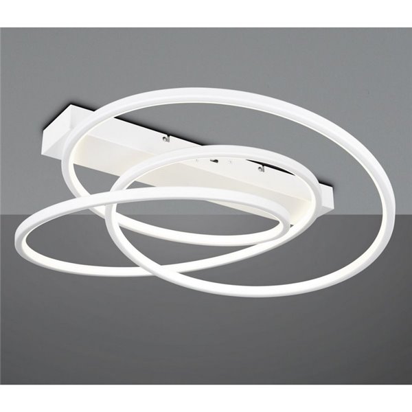 Luminária de teto LED DARVIN 34W 4500lm, DIP SWITCH regulável 2300+3000+4000K IP20 Branco