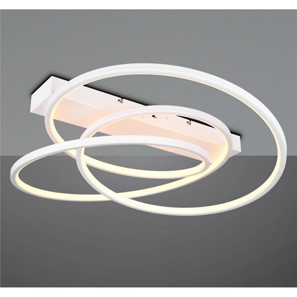 Plafón de techo LED DARVIN 34W 4500lm, regulable DIP SWITCH 2300+3000+4000K IP20 Blanco