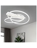 Plafón de techo LED DARVIN 34W 4500lm, regulable DIP SWITCH 2300+3000+4000K IP20 Blanco
