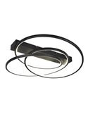 Plafón de techo LED DARVIN 34W 4500lm, regulable DIP SWITCH 2300+3000+4000K IP20 Negro