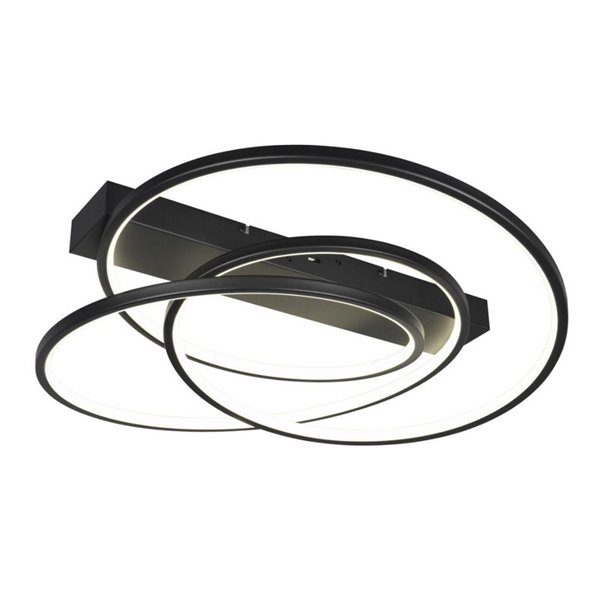 Plafón de techo LED DARVIN 34W 4500lm, regulable DIP SWITCH 2300+3000+4000K IP20 Negro