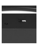 Plafón de techo LED DARVIN 34W 4500lm, regulable DIP SWITCH 2300+3000+4000K IP20 Negro