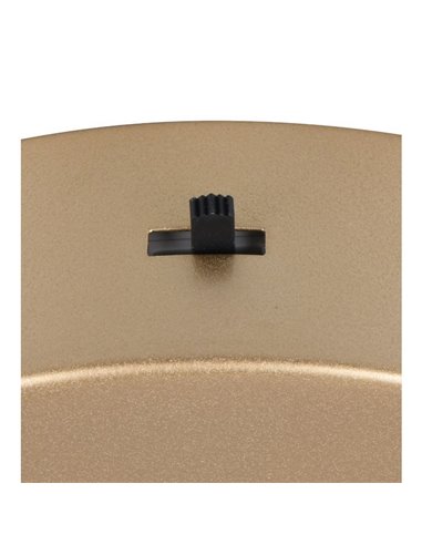 Lámpara de techo LED DARVIN pequeña, 34W 4500lm, regulable DIP SWITCH 2300+3000+4000K IP20 Dorado