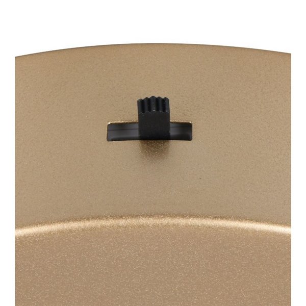 Petit plafonnier LED DARVIN, 34 W, 4 500 lm, variateur DIP SWITCH 2 300 + 3 000 + 4 000 K, IP20, doré