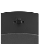 Lámpara LED de techo DARVIN pequeña 34W 4500lm, regulable DIP SWITCH 2300+3000+4000K IP20 Negro