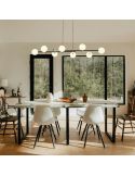 Lámpara de techo CELLAR 8 luces 7631 Mantra ambiente | LeonLeds