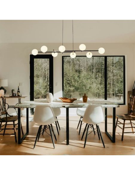 Lámpara de techo CELLAR 8 luces 7631 Mantra ambiente | LeonLeds