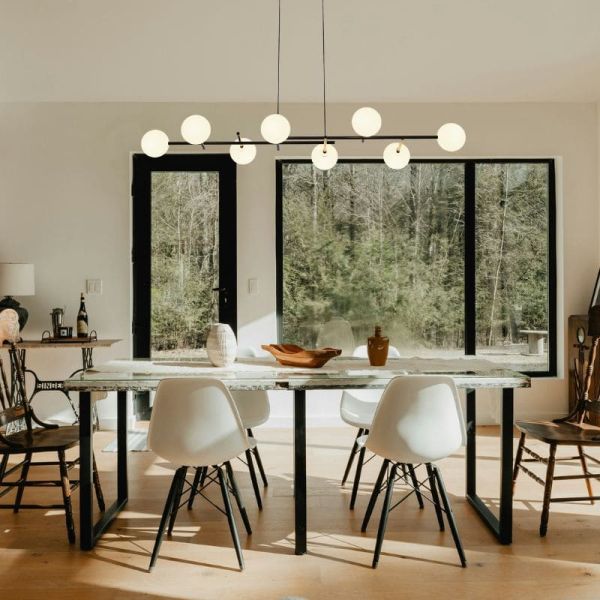Lámpara de techo CELLAR 8 luces 7631 Mantra ambiente | LeonLeds