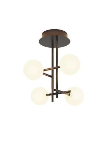 Plafón de techo CELLAR 4 luces 7633 Mantra | LeonLeds