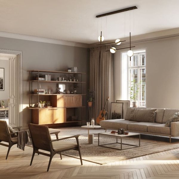 Lampe LED allongée CUBA 32 W 7160 de Mantra Ambience | LeonLeds