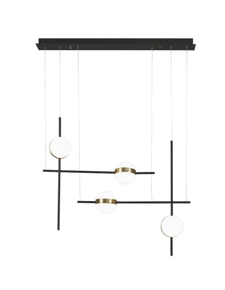 Luminária LED Mantra CUBA 32W 7160 Alongada | LeonLeds