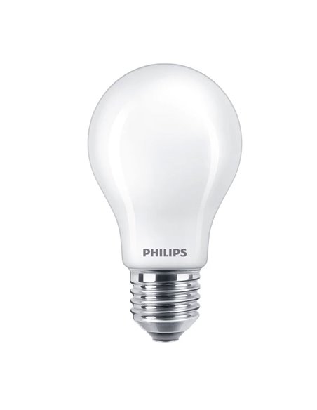 Pack 2 bombillas LED E27 classic 4,5W equivalente 40W A60, 4000K, cristal opaco, 470Lm