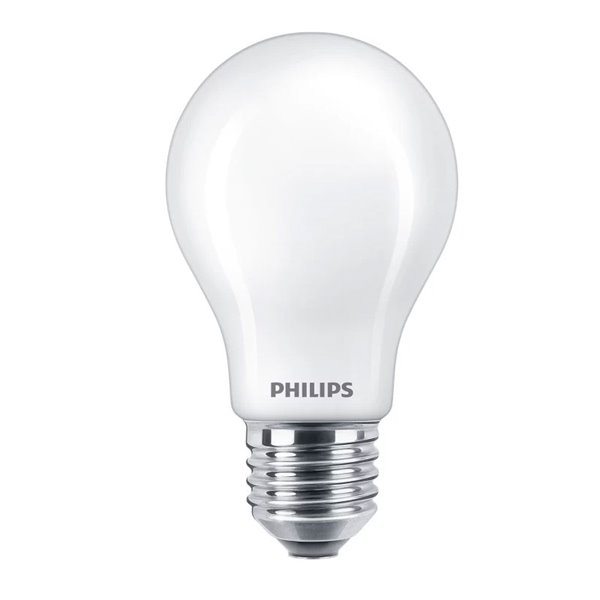 Pack 2 bombillas LED E27 classic 4,5W equivalente 40W A60, 4000K, cristal opaco, 470Lm