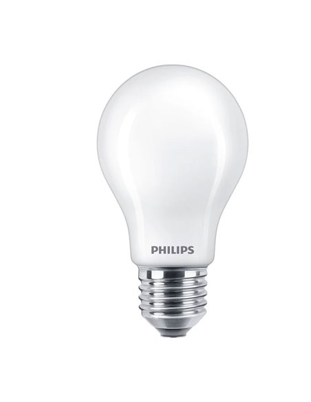 Pack 2 bombillas LED E27 Classic cristal opaco 7W equivalente 60W A60, 2700K, 806Lm