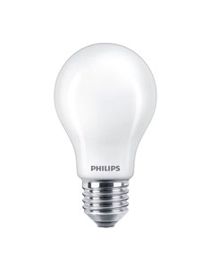 Pack 2 bombillas LED classic E27 8,5W equivalente a 75W A60, 4000K 1055Lm, cristal opaco 2