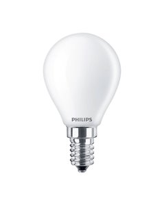 Pack de 2 ampoules LED classiques E14, 2,2W, équivalent à 25W P45, 2700K, 250Lm, verre opaque 2