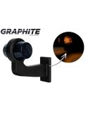 Clignotant latéral à LED LKD 2589 GRAPHITE avec bras flexible long 12/24V IP68 E9 Catégorie 5