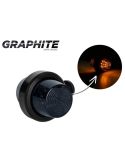 Intermitente lateral LED ahumado LKD 2590 GRAPHITE con brazo corto 12/24V IP68 E9