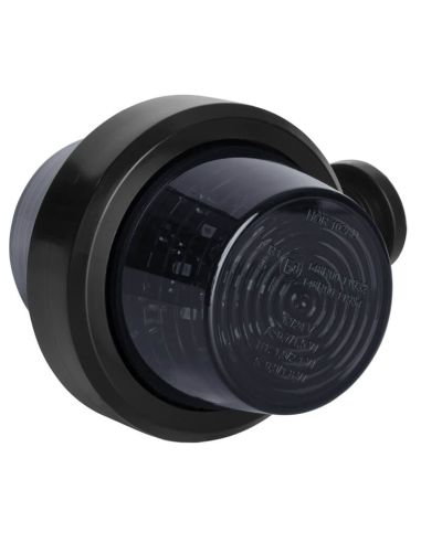 Intermitente lateral LED ahumado LKD 2590 GRAPHITE con brazo corto 12/24V IP68 E9