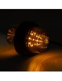 Intermitente lateral LED ahumado LKD 2590 GRAPHITE con brazo corto 12/24V IP68 E9