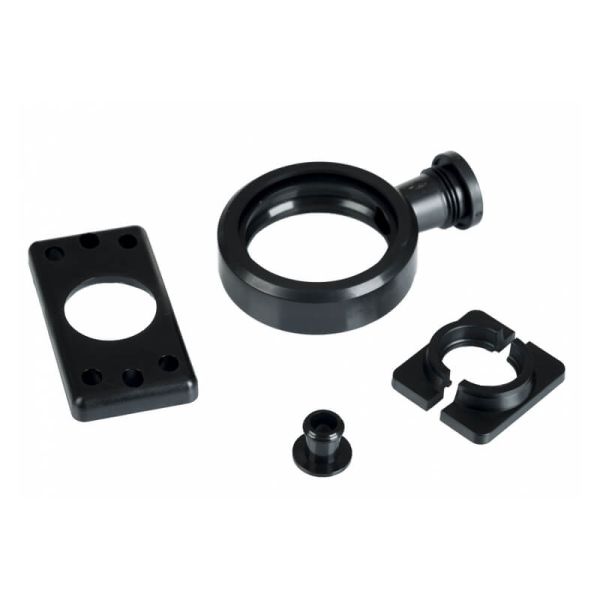 Supports de feux de gabarit à LED LD 2622 GRAPHITE 12/24V avec bras court, orange et rouge, IP68