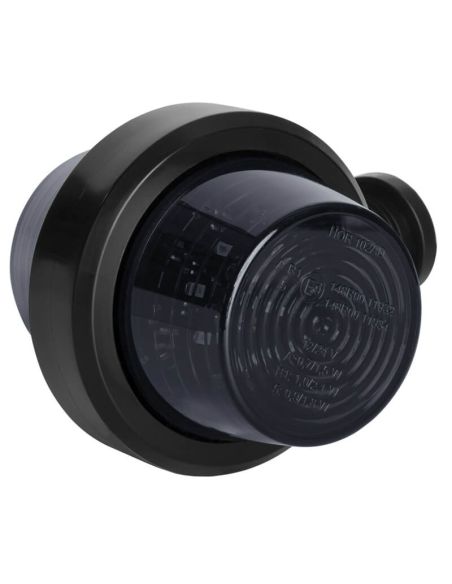 Intermitente lateral LED ahumado LKD 2590 GRAPHITE con brazo corto 12/24V IP68 E9