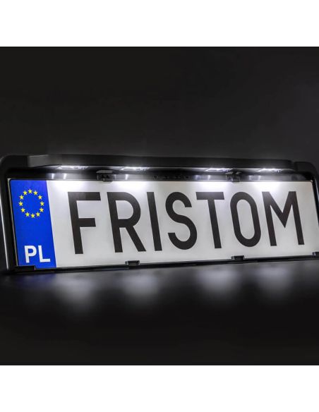 Portamatrículas con iluminación LED FT-264 LED universal con homologación R148 L E9