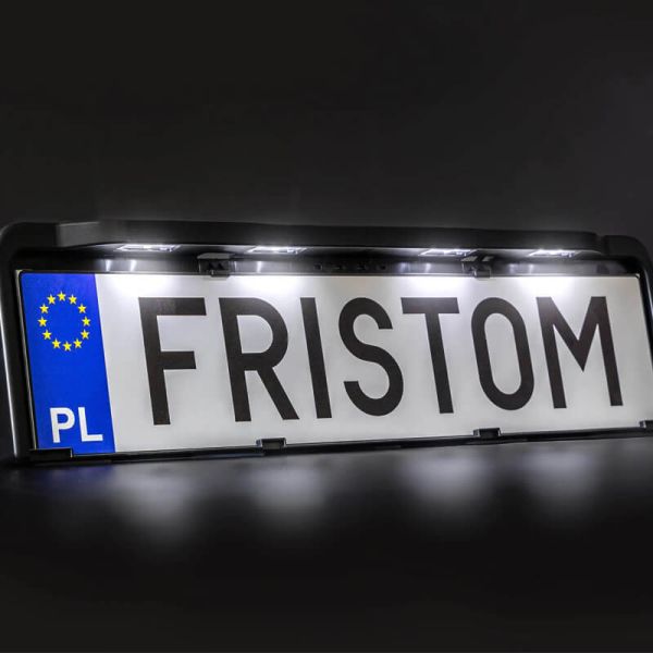 Portamatrículas con iluminación LED FT-264 LED universal con homologación R148 L E9