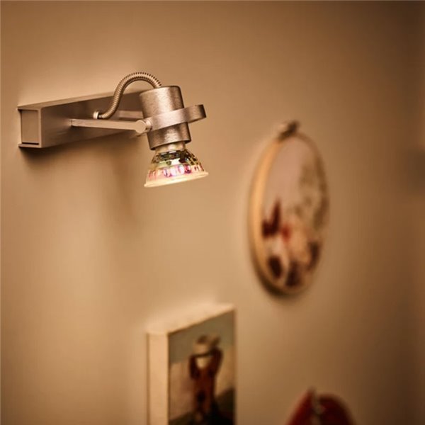 Pacote econômico de 6 lâmpadas GU10 LEDClassic, 4,6W, equivalente a 50W, 36D, 2700K, 355Lm