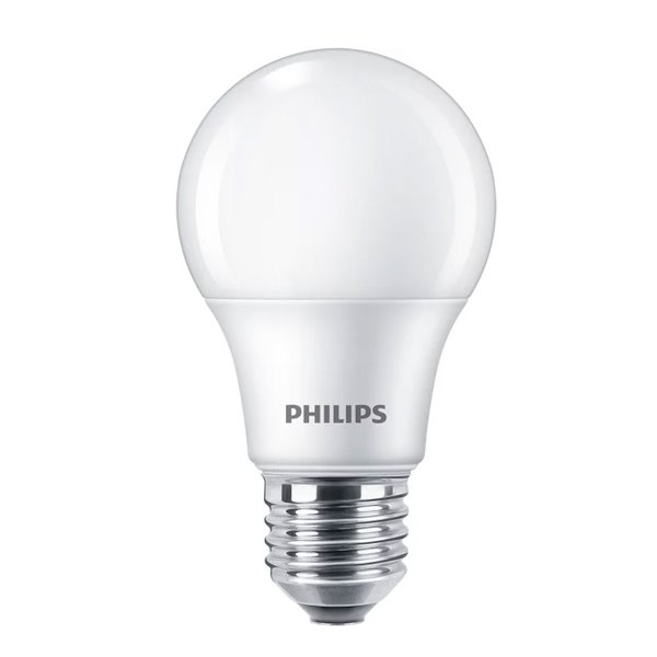 Pack 4 bombillas E27 LED 10W equivalentes a 75W A60, 4000K 1055Lm, cristal opaco