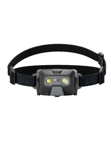 Frontal LED HF6R CORE ultra ligera 800Lm alcance 160m Li-iON 2000 mAh, 7.4V IP68 Negro