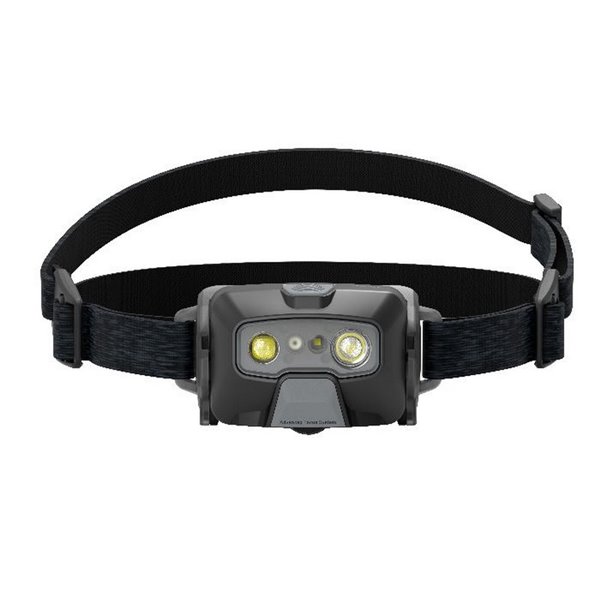 Frontal LED HF6R CORE ultra ligera 800Lm alcance 160m Li-iON 2000 mAh, 7.4V IP68 Negro