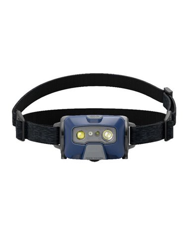 Frontal LED HF6R CORE 800Lm 160m batería Li-iON 2000 mAh, 7.4V sumergible IP68 Azul