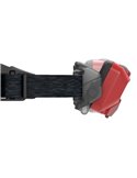 Linterna frontal LED HF6R CORE 800Lm alcance 160m, carga magnética Li-iON 2000 mAh, 7.4V IP68 Rojo