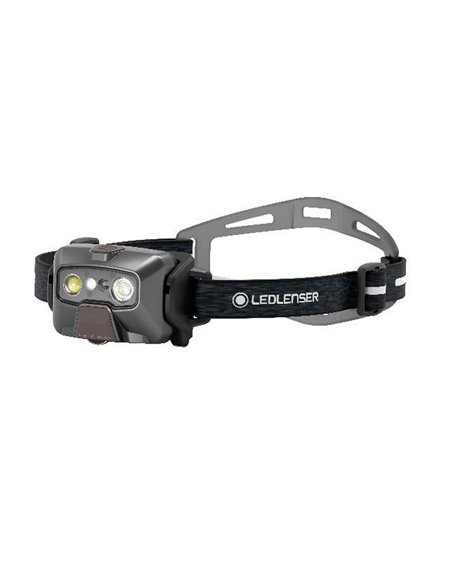 Frontal LED HF6R SIGNATURE 3 niveles de brillo, 1000Lm 170m Li-iON 2000 mAh, 3.7V IP68 Negro  