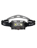 Frontal LED HF6R SIGNATURE 3 niveles de brillo, 1000Lm 170m Li-iON 2000 mAh, 3.7V IP68 Negro  