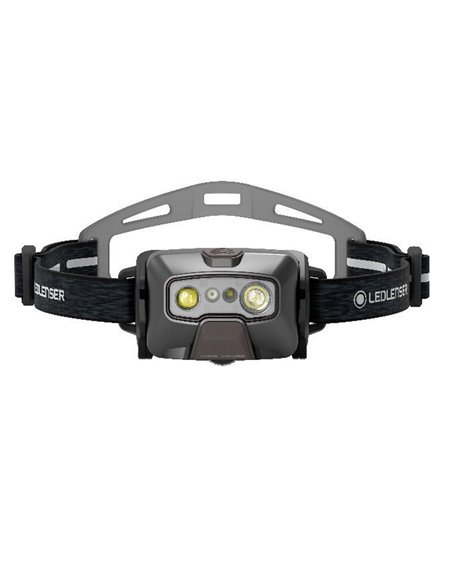 Frontal LED HF6R SIGNATURE 3 niveles de brillo, 1000Lm 170m Li-iON 2000 mAh, 3.7V IP68 Negro  