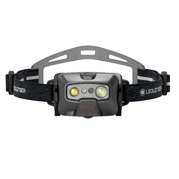 Frontal LED HF6R SIGNATURE 3 niveles de brillo, 1000Lm 170m Li-iON 2000 mAh, 3.7V IP68 Negro  
