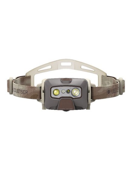 Linterna frontal LED HF6R SIGNATURE 170m 1000Lm ultra ligera, Li-iON 2000 mAh, 3.7V IP68 Camuflaje