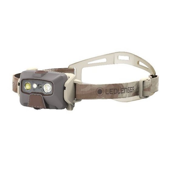 Linterna frontal LED HF6R SIGNATURE 170m 1000Lm ultra ligera, Li-iON 2000 mAh, 3.7V IP68 Camuflaje