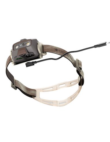 Lanterna de cabeça LED HF6R SIGNATURE 170m 1000Lm ultra leve, Li-iON 2000 mAh, 3,7V IP68 camuflagem