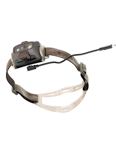 Linterna frontal LED HF6R SIGNATURE 170m 1000Lm ultra ligera, Li-iON 2000 mAh, 3.7V IP68 Camuflaje