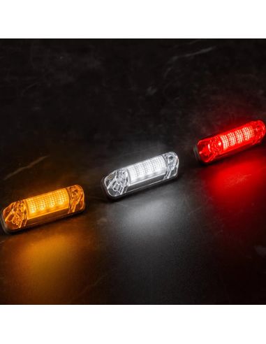 Feu LED galibo homologué Ambre, Blanc ou Rouge FT-081 LED 12V 24V Fristom