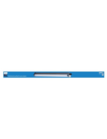 Pantalla estanca LED 60cm 17W 3000Lm 1550Lm, ProjectLine, IP65 IK06