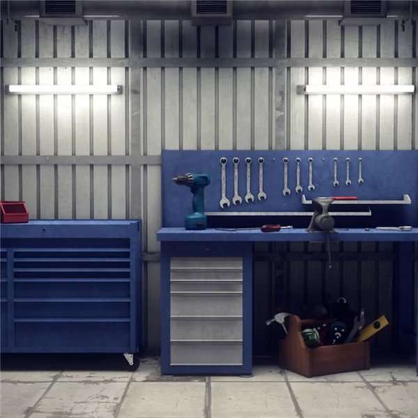 Pantalla estanca LED 60cm 17W 3000Lm 1550Lm, ProjectLine, IP65 IK06