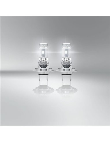 Bombilla LED H7 homologada NIGHT BREAKER LED SPEED H7 450, +450%, 64210DWNBSP-2HB, ALCANCE 240M, 6000K, sin transformador, Pack 