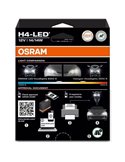 Bombillas LED H4 Homologadas NIGHT BREAKER SPEED H4 450, + 450%,  64193DWNBSP-2HB, alcance 240m, 6000K, pack 2