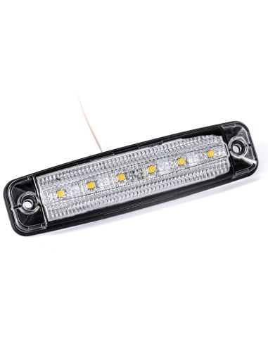 Barra LED de gálibo FT-079 12–24V compacta – Blanca / Ámbar / Roja E9 R10 A R1 SM1