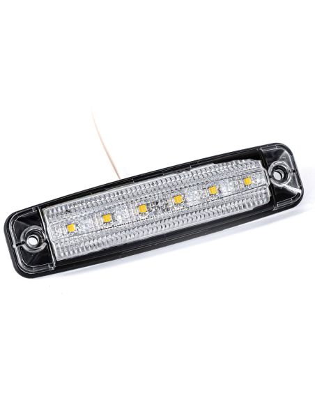 Barra LED de gálibo FT-079 12–24V compacta – Blanca / Ámbar / Roja E9 R10 A R1 SM1