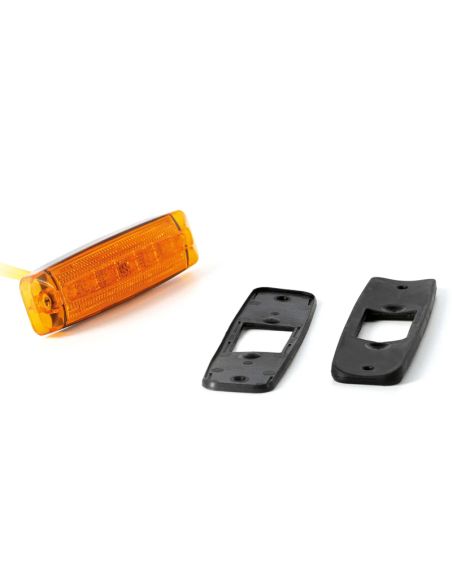 Barra LED de gálibo FT-079 12–24V compacta – Blanca / Ámbar / Roja E9 R10 A R1 SM1